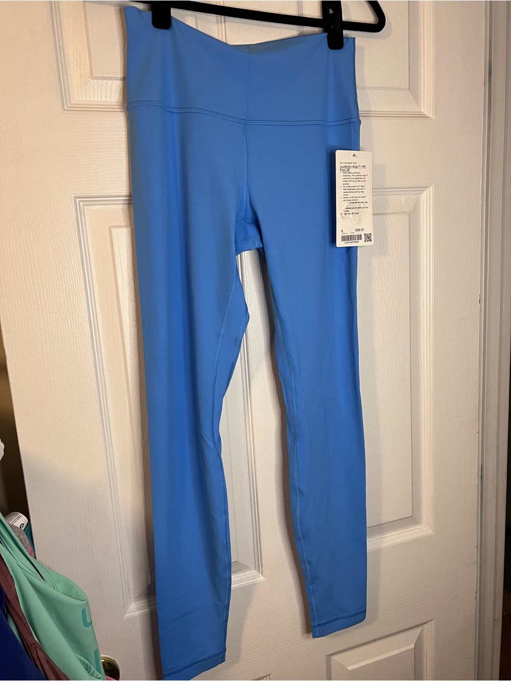 #761 NWT Lululemon Align HR Pant 28” Ocean Wave Nulu Leggings Size 8